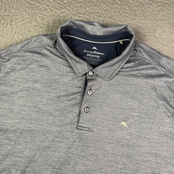 Tommy Bahama Polo Shirt Mens 2XLB Big Performance Golf Island Zone Stretch - Picture 1 of 10